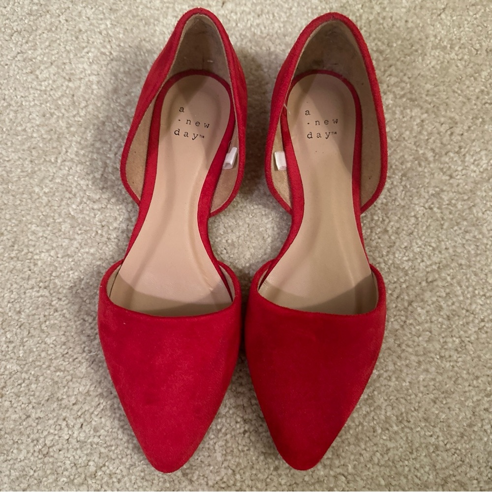 A New Day Women's Vibrant Red Loafers